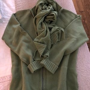 Malo Sweater and Scarf